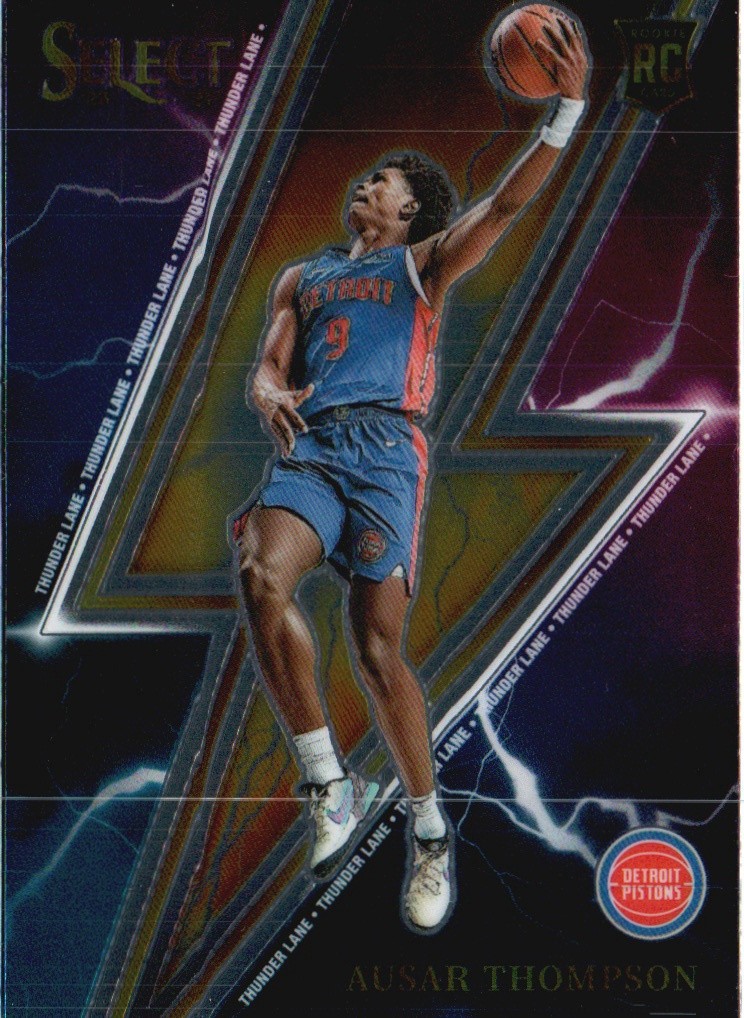 2023-24 Panini Select #9 Ausar Thompson Thunder Lane