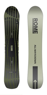 Rome Warden Men's Snowboard 154 cm Directional Twin Fusion Camber New 2026