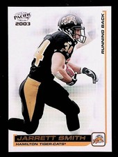 Jarrett Smith 2003 Pacific CFL #48 Hamilton Tiger-Cats