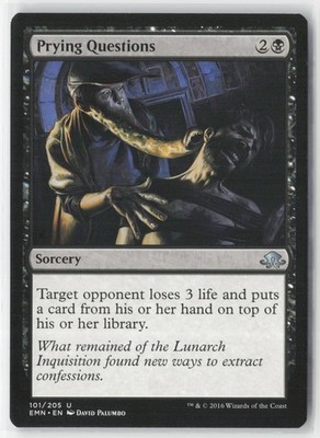 Prying Questions 101 Uncommon Eldritch Moon Magic: The Gathering Near Mint