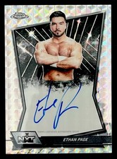 2026 Topps Chrome WWE Ethan Page NXT Geometric Refractor Auto Autograph #NXT-ETH