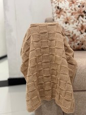 Quick & Easy Checks Baby Blanket – Paper Knitting Pattern for Handmade Comfort