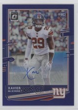 2020 Panini Donruss Optic Rookies Purple Prizm /35 Xavier McKinney Auto 1o4g
