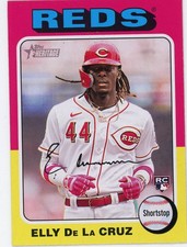 2024 Topps Heritage - Rookies Elly De La Cruz #473 (RC) Reds
