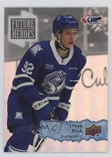 2022-23 Upper Deck CHL Future Heroes White 3/5 Owen Beck #FH-8 0x1