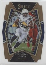 2021 Panini Select Premier Level Copper Prizm Die-Cut /199 Antonio Gates HOF 0a6