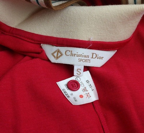 Haut manches longues haute qualité en laine rouge cramoisi Dior 55 40275559