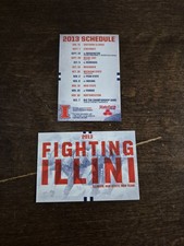 2013 Illinois Fighting Illini Football Pocket Schedule