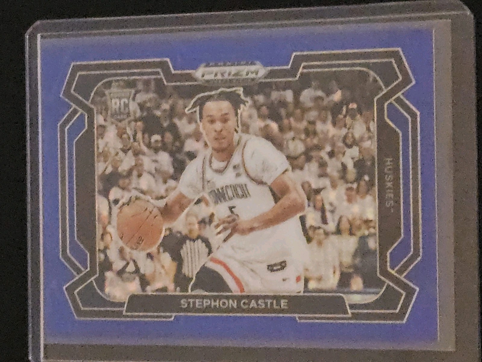 Stephon Castle 2024 Panini Prizm Draft Picks #17 Variation Blue Pulsar /99