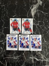 (5) Aliaksei Protas 2021-22 Upper Deck Ice / SP Rookie Authentics Rookie Card. rookie card picture