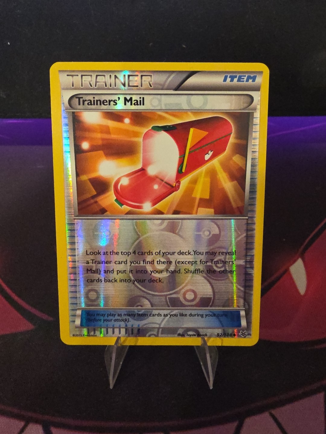 Trainers' Mail 92/108 Pokémon TCG XY Roaring Skies Reverse Holo NM