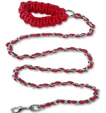 Chain Dog Leash Chew Proof Dog Leash for Medium Large Dogs, 5.5 FT Heavy Duty...
