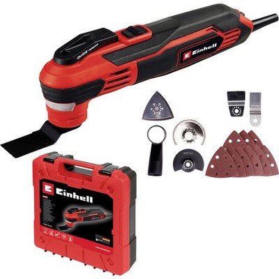 Einhell TE-MG 350 EQ 4465155 Multifunktionswerkzeug  mit Zubehör, inkl. Koffe...