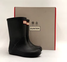 Hunter FIRST CLASSIC Kid's NEW Boots Black US Size B11/G12