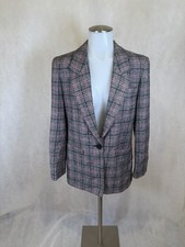 Vintage Pendleton Petite 100 Virgin Wool Plaid Blazer USA Made Size 6P