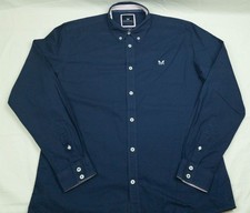 - CREW CLOTHING MENS SHIRT LONG SLEEVE COTTON SIZE L VGC