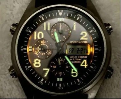 Casio Overland OVW 500BJ Solar Radio Chronograph Watch