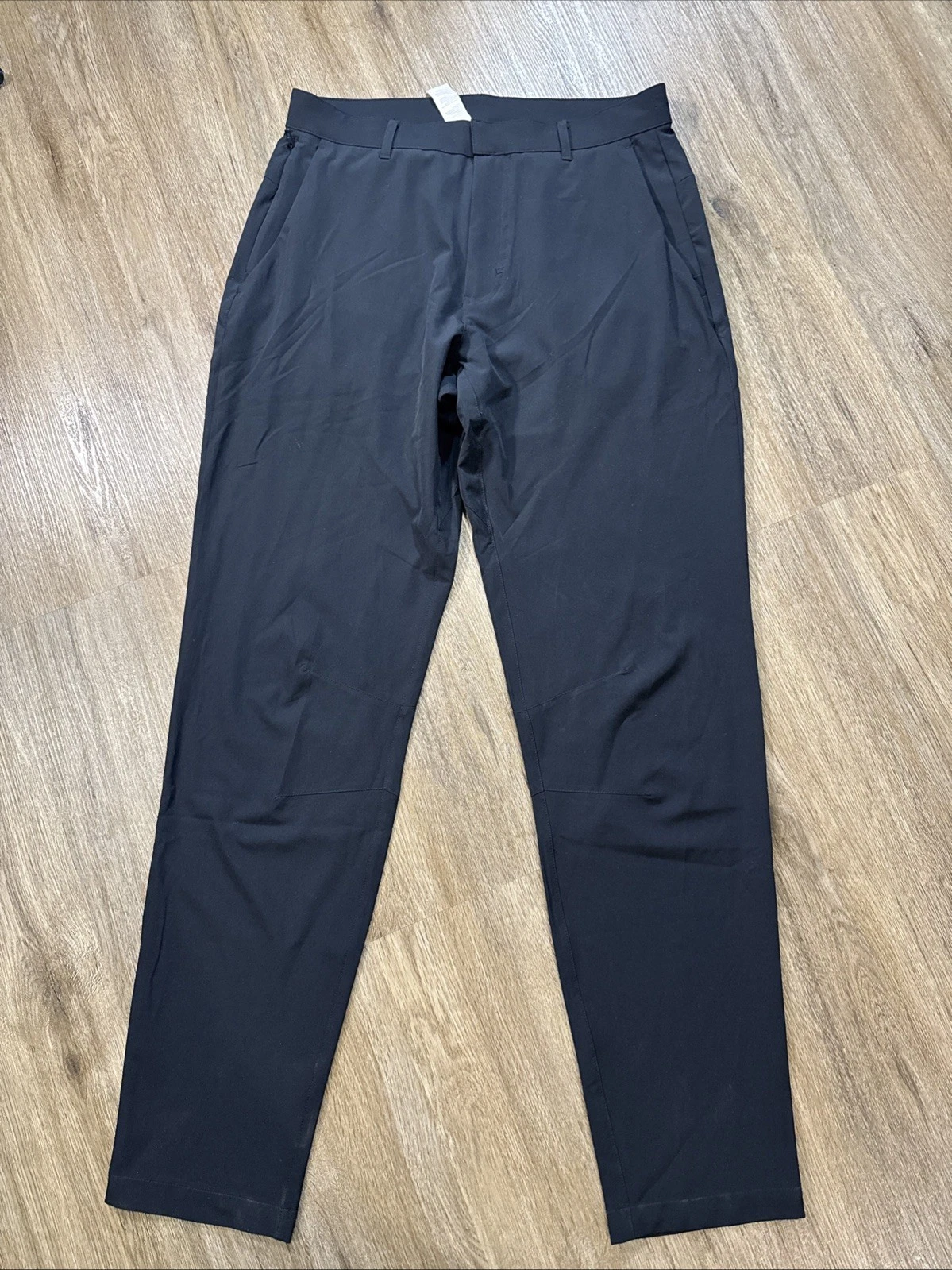 Fabletics Mens 32x34 Black Don Trouser Slim Fit Performance Stretch Pants