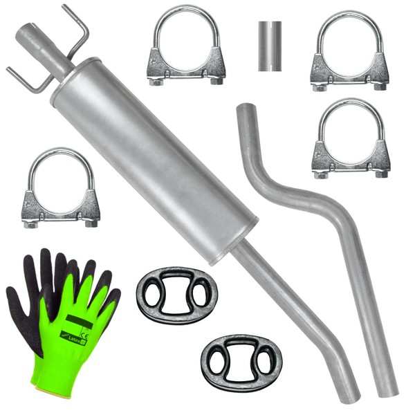 Auspuff Mitteltopf MittelschaldäMpfer FüR Opel Astra 3 H 1.6 (2004-10/2010)-image