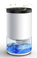 Portable Mini Dehumidifier 1000ml for Bedroom Bathroom Closet RV–Quiet Auto Shut