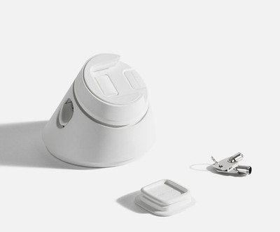 Bouncepad Click Secure Tablet Docking Station for POS w/ 2 Keys, White NEW