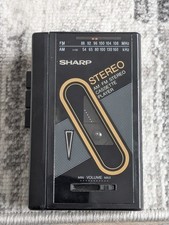 Sharp JC-130 Walkman Cassette Player AM FM Radio Working Vintage Retro