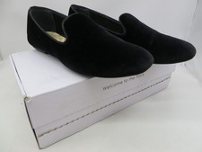Birdies The New Starling Women's Loafers Shoes, Sz 8.5, Black Velvet, Rubber