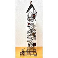 Gary Lawrence Bronze & Copper Metal Sculpture Apartment Building PNW Artist