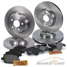 ATEC BREMSSCHEIBEN + BREMSBELÄGE VORNE + HINTEN FÜR FORD GALAXY S-MAX WA6