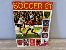 FKS SOCCER 81 FOOTBALL STICKER ALBUM 1981