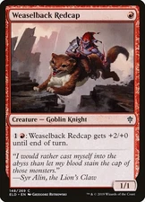Weaselback Redcap Foil (148) Throne of Eldraine ELD MTG Magic