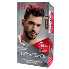  Revlon Top Speed Hair Color Natural Brown For Men 95Gm w405
