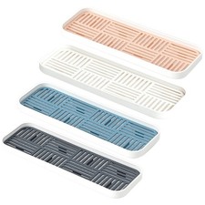 Porte-savon pour évier support de vidange double couche plateau de rangement en