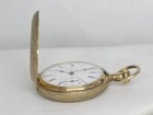 VERY RARE ENAMEL & 14K NICKEL G SIZE E. HOWARD YELLOW GOLD POCKET WATCH, RUNNING — photo 6