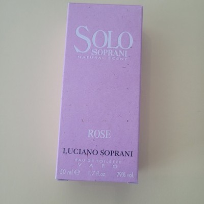 Solo Soprani Natural Scent Rose Edt Vapo 50ml Rare Pink Collection