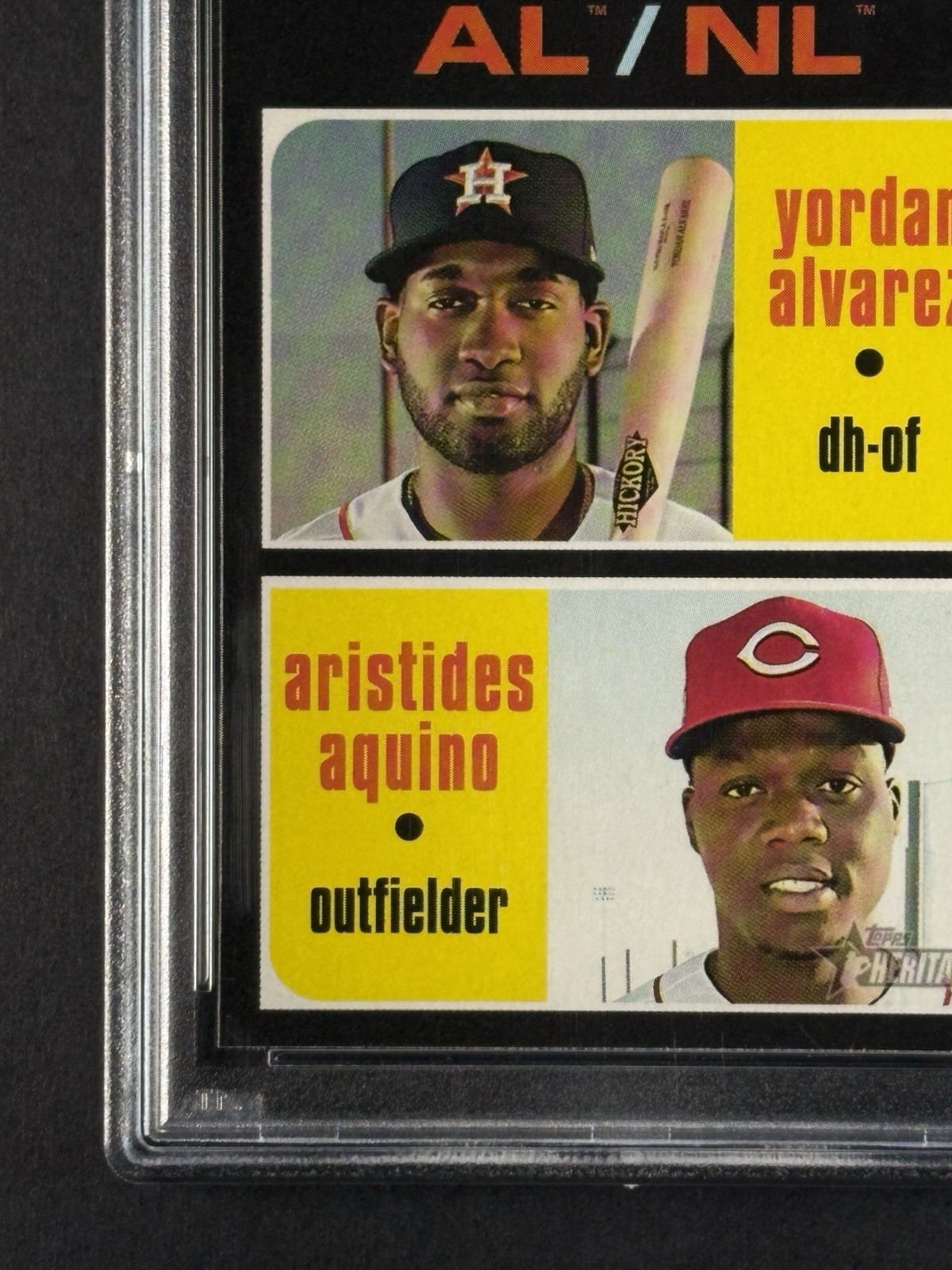 Yordan Alvarez 2020 Topps Heritage Rookie #54 PSA 10 Gem Mint Astros view 5
