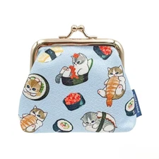 Marimocraft mofusand Clasp Mini Pouch Sushi Chirimen