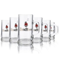 6X KöNig Pilsener Glas 0,3L Bierkrug Humpen Seidel GläSer Set Brauerei Gastro