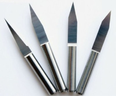 10pcs 3.175mm shank 60 Degree 1.5mm Carbide PCB Engraving Bits CNC Router Tool &