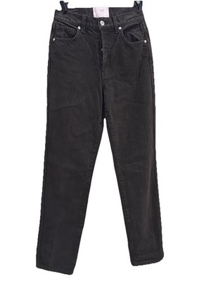 Revice Chocolate Brown Ex Boyfriend In The Mood High Waist Button Up Jeans sz 25