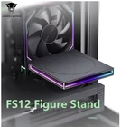 FS12 ARGB LED Gaming PC Stand for Action Figure Display Crystal Case Modding