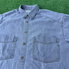 VTG 80s/90s Levi's Genuine Garment Guarenteed Denim Button Up Long Sleeve Shirt