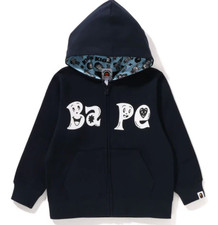 Bape Kids x Chocomoo Zip Hoodie Navy Size 120 K