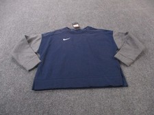 Nike Sweatshirt Women L Crew Sweater Outdoor Active Oversized Track DH3780 NEW