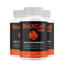 3-Pack BioXCell Male Capsules - Bio X Cell for Male Performance - 180 Capsules