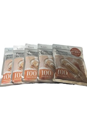 Yunth Pure Retinol Pure A Mask 7 Sheets x5 Packs  Made in Japan NEW