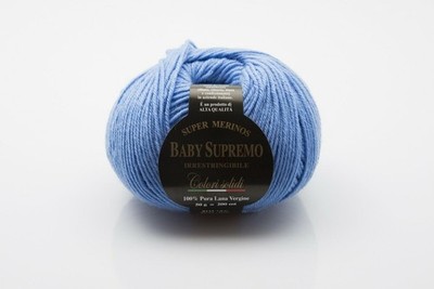 30 % Rabatt: Garn aus Italien Merino extrafein Baby Supremo, 50 g Knäuel, Fb 164