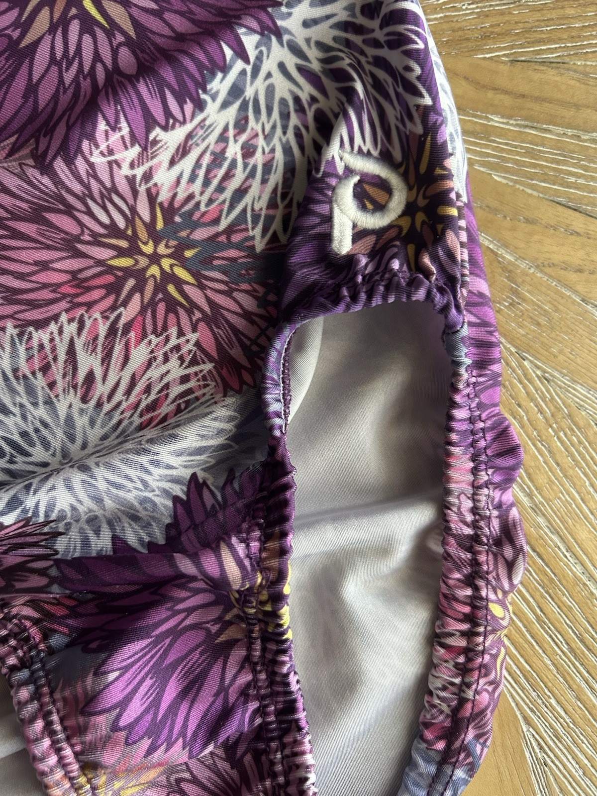 Plum Practicewear Gymnastics Leotard Pink Purple Floral Size Child Large CL