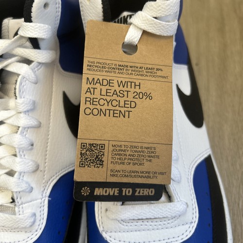 Nike Court Vision Mid NN AF Herren 11,5 Spiel Royal Blau Weiß Turnschuhe FQ8740-480 - Bild 4 von 10