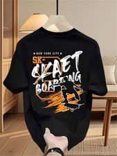 Men's Korean Japanese & New York City Skate Culture T-Shirt - Korean Style Stre